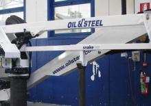 Dizala sa zglobnom granom montirana na prikolicu Oil & Steel Snake 147