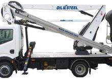 Dizala sa zglobnom granom montirana na prikolicu Oil & Steel Snake 2112 smart