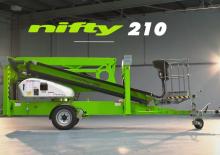 Dizala sa zglobnom granom montirana na kamion Niftylift Nifty 210