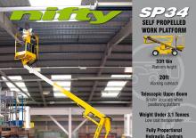 Zglobna podizna platforma na kotačima Niftylift SP 34 Standard