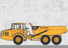 Zglobni kiperi Volvo A25D (6x6)