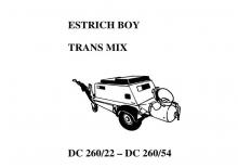 Zračni transporteri Brinkmann Estrich Boy DC 260/33