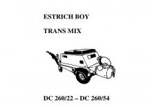 Zračni transporteri Brinkmann Estrich Boy DC 260/54